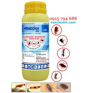 Thuốc diệt ruồi muỗi côn trùng Fendona 500ml (CHLB Đức), Hóa chất diệt côn trùng Tặng kèm bao tay bình xịt