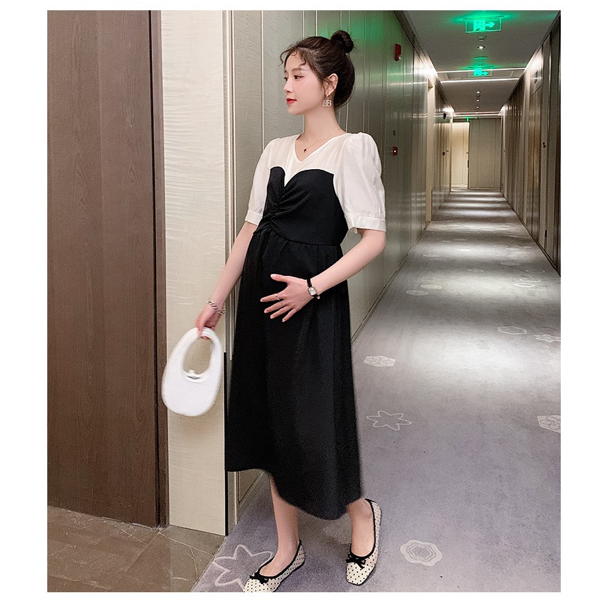 Váy Bầu Đầm Bầu Công Sở Lịch Sự A2148