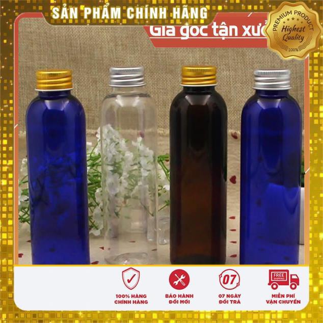 Chai Chiết Mĩ Phẩm ❤ TRÙM SỈ ❤ Chai nhựa pet nắp nhôm 150ml,200ml,250ml, phụ kiện du lịch