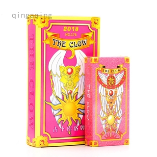 Bộ Thẻ Bài Tarot Hoạt Hình Thủ Lĩnh Thẻ Bài Sakura Fryhrty000