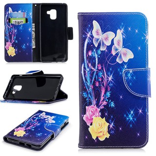 Bao da in hình đáng yêu cho Samsung A8/A8Plus 2018