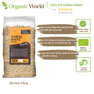 Hạt diêm mạch trắng White Quinoa Smart Organic 500g