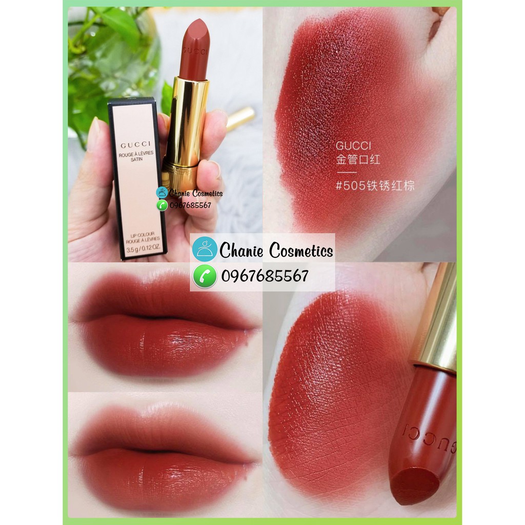 [Mã COSUP22 giảm 8% đơn 250K] Son Gucci Rouge a Levres Satin & Matte 2019 | BigBuy360 - bigbuy360.vn