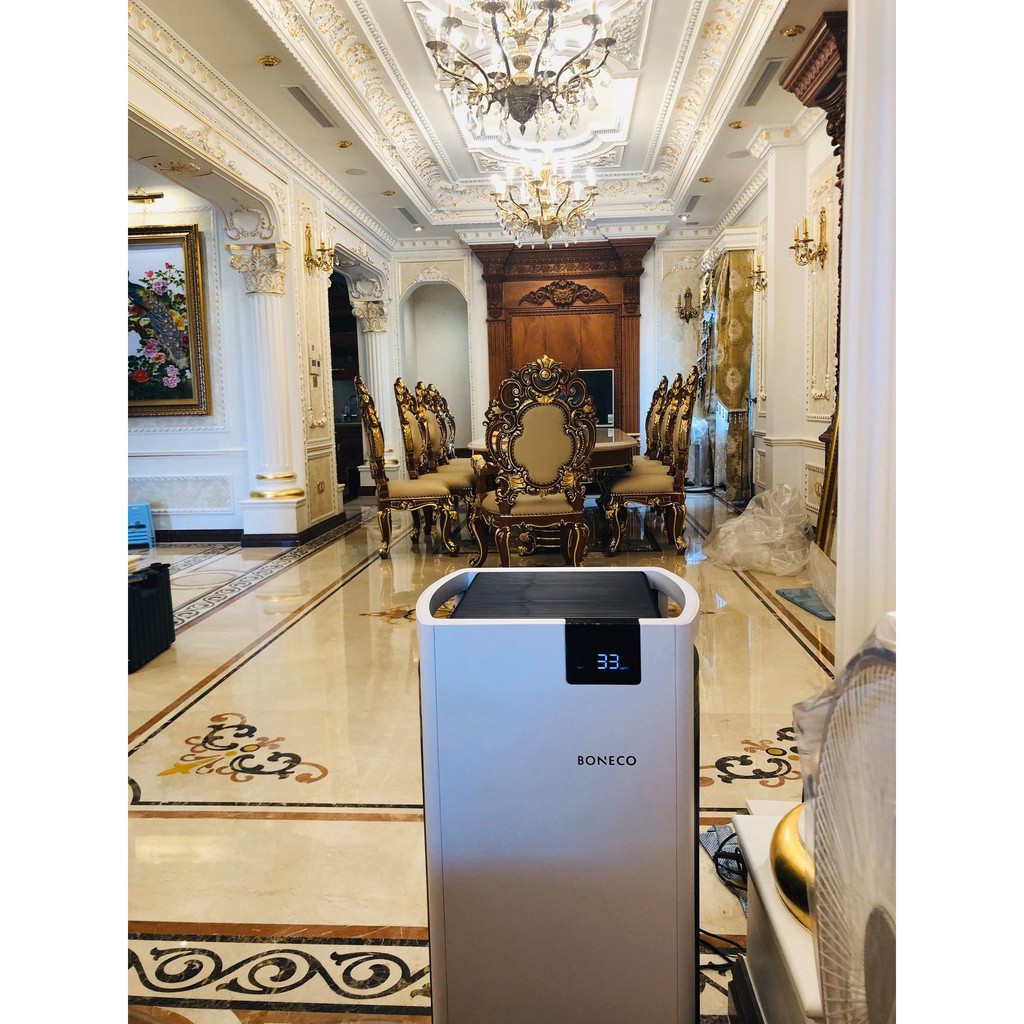 Máy Lọc Không Khí Cao Cấp BONECO P700 Khử Mùi, Diệt Khuẩn, Lọc Bụi, Báo Chỉ Số PM, cho Văn Phòng (200m2