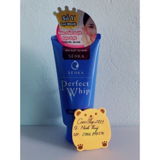 Sữa rửa mặt senka perfect white clay , whip , whip collagen