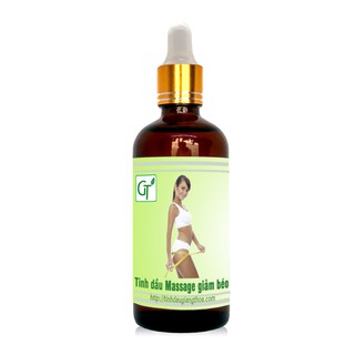 Tinh dầu Massage Giảm Béo Chai 100ml - Giảm Béo, Làm Mềm Mịn Da, Thư Giãn