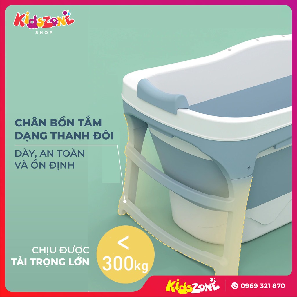 Bồn Tắm Gấp Gọn Thông Minh Loại 1, Dành Cho Người Lớn. Gia Đình Tắm, Xông Hơi Thư Giãn, Chất Liệu Cao Cấp