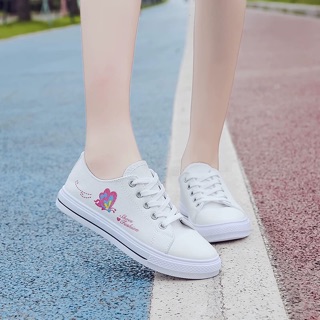 Giày vải hoạ tiết hoa xinh