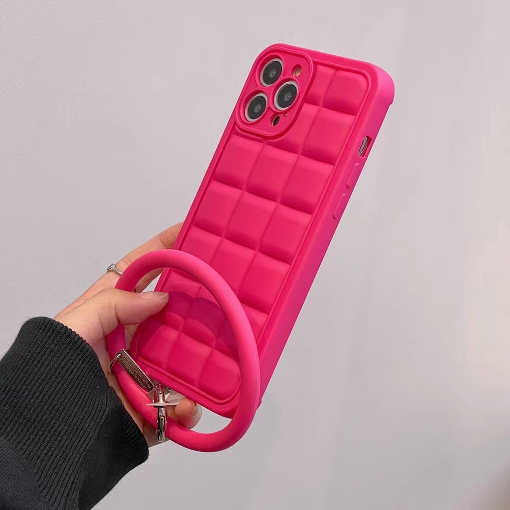 Ốp Điện Thoại tpu Dẻo Vuông Họa Tiết Hoa Hồng 3d Cho iphone 15 promax 14 pro max 14 plus 14 13 pro max 12 pro max 11 pro max xs max xr x