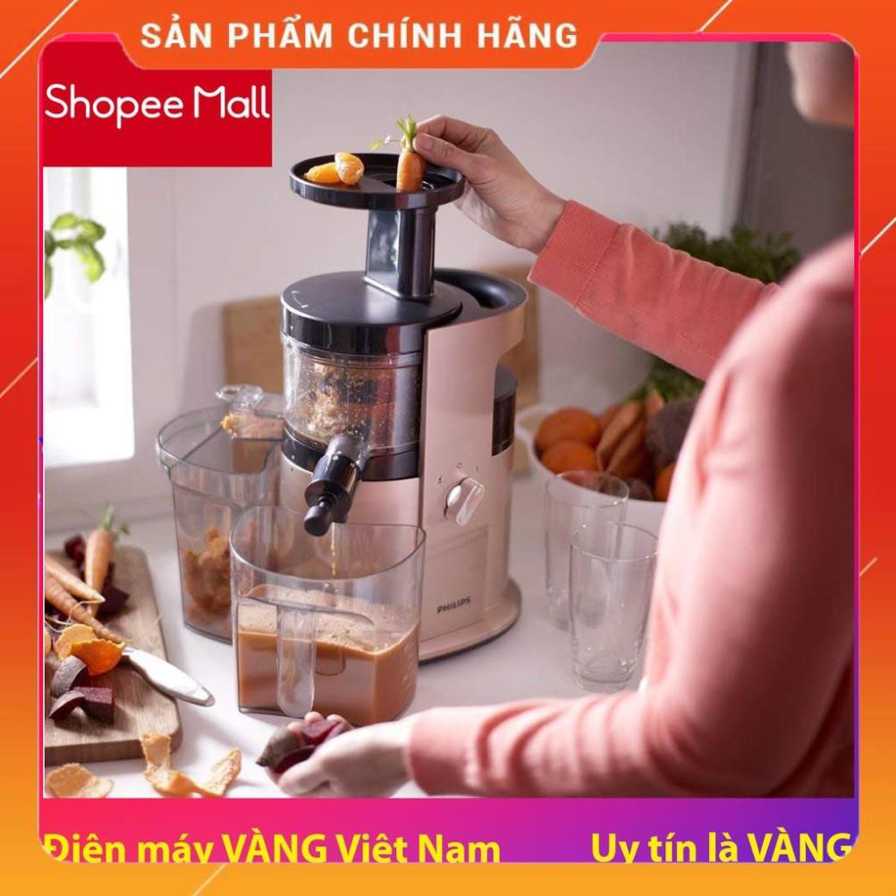 [ELHAT4 giảm 7% tối đa 700K] [BIG SALE] Máy ép trái cây tốc độ chậm Philips HR1883