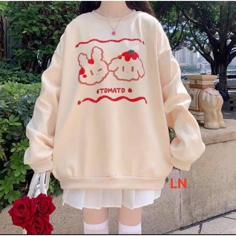 Áo nỉ bo gấu tomato LN11