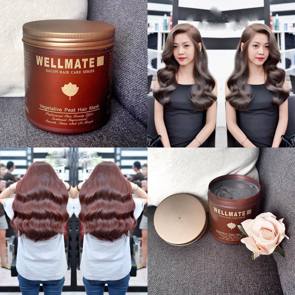 Kem ủ tóc siêu mượt Wellmate Vegetative Peat Hair Mask 500ml - 1000ml