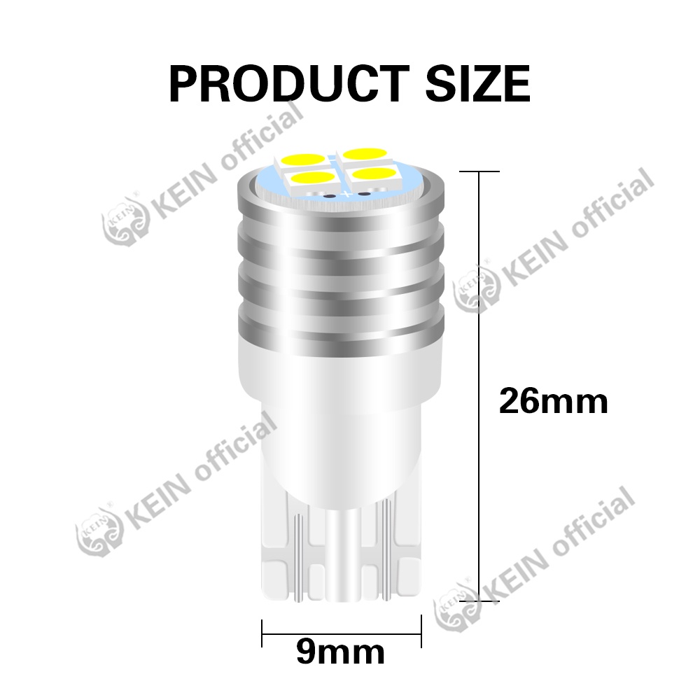 Bóng Đèn Led T10 W5W WY5W 194 168 4SMD 3030 Chuyên Dụng Cho Xe Hơi Xe Máy