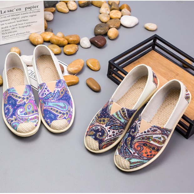 Giày vải slip on nhiều mẫu năng động, cá tính hottrend 2021 - T16