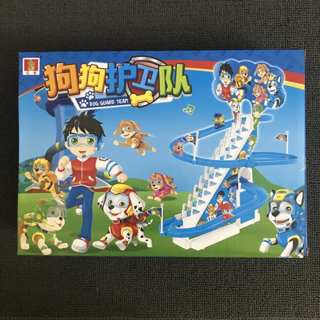 Biệt đội chó cứu hộ Paw Patrol cầu trượt dùng pin, có âm thanh, ánh sáng