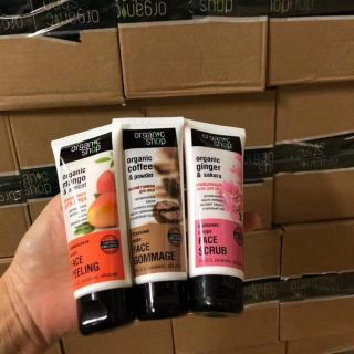 Tẩy da chết Mặt Organic Shop