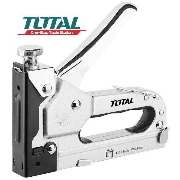 Kìm bấm đinh ghim điều chỉnh tăng lực 4-14mm Staple Gun Total THT31141 HSG1403