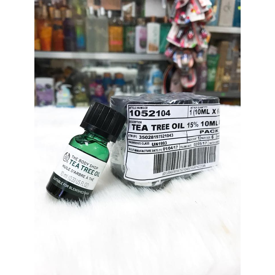 (10ml) Tinh Dầu Tràm Trà The Body Shop Tea Tree Oil