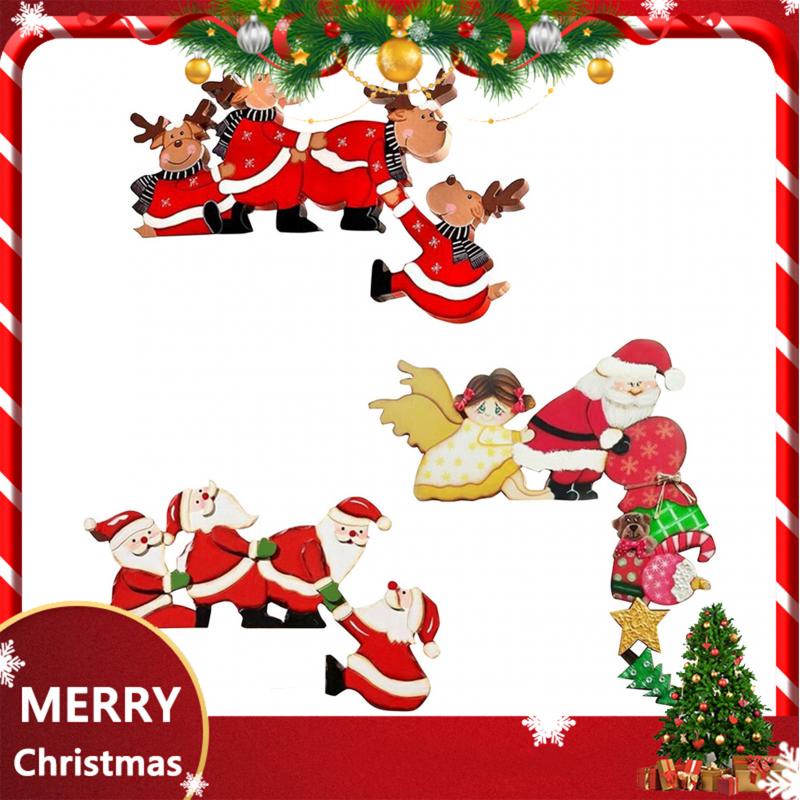 Phụ Kiện Trang Trí Giáng Sinh Hình Ông Già Noel Tuần Lộc Vui Nhộn