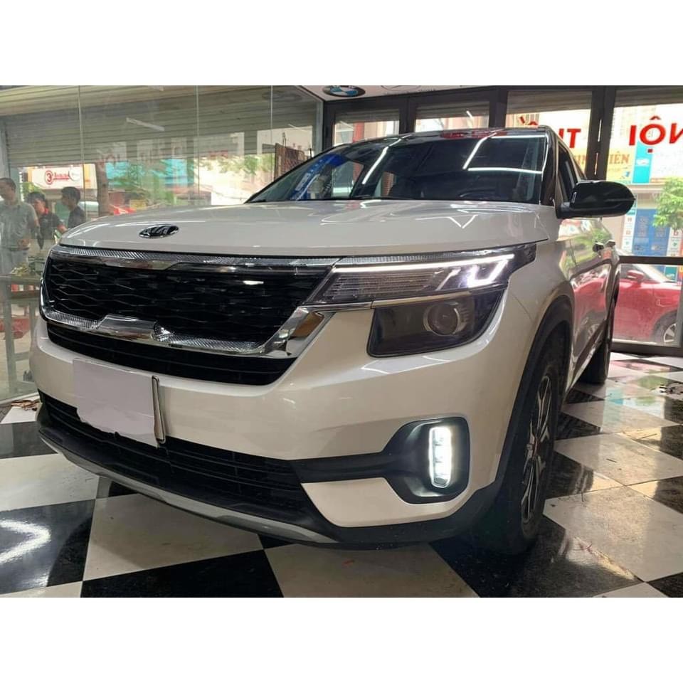 Ốp đèn led gầm trước, sau xe Kia Seltos 2020-2023