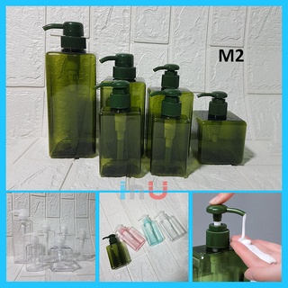 HCM - [6 size, 4 màu] Chai nhựa đựng dầu gội, sữa tắm, sửa rửa mặt