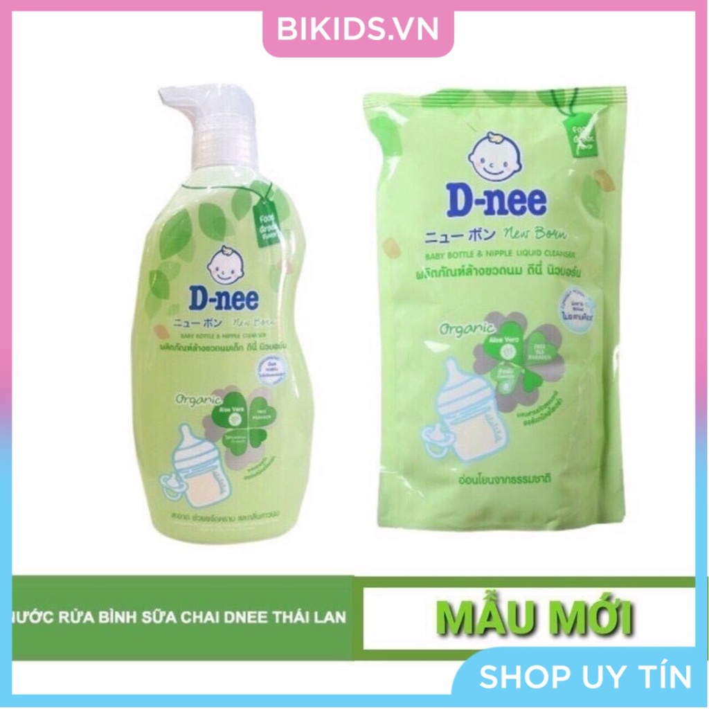 Nước rửa bình Dnee Hữu cơ Organic (nhập khẩu chính ngạch)