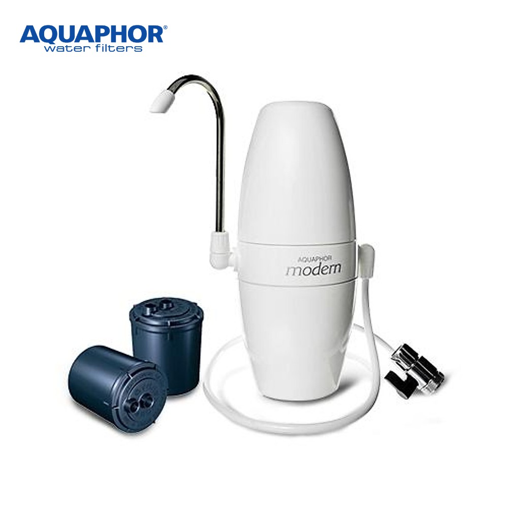 Máy Lọc Nước AQUAPHOR MODERN - Công nghệ NANO, Không dùng điện, Lọc nước tại quầy, Hàng Chính Hãng