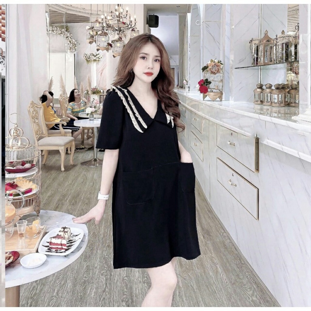 Đầm Bầu Váy Bầu Công Sở Dáng Suông Tay Ngắn Thiết Kế Đi Làm Đi Chơi A088 Lin Store66