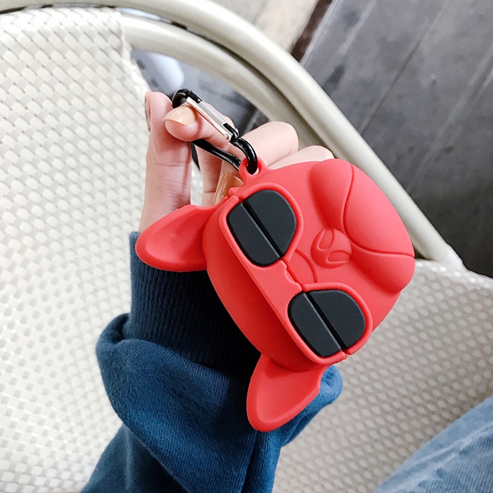 Case Airpods 1/2/3/Pro HipHop BullDog Ngầu Đét, Vỏ Ốp Airpods Cute đủ phiên bản - Mã TZAP394