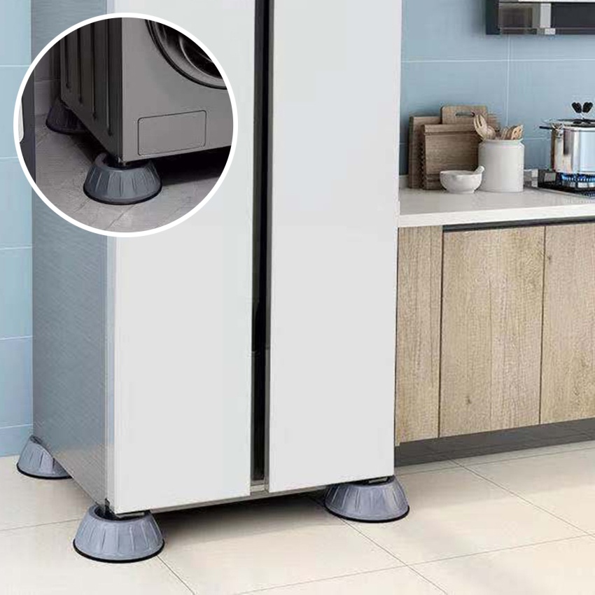 Set 4 Đệm Cao Su Cố Định Chân Máy Giặt Chống Rung Chống Trượt