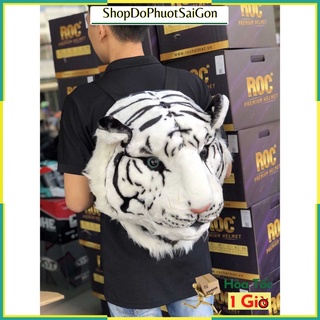 Balo đầu hổ trắng cute độc nhất - Đi chơi đi du lịch đi phượt khác biệt