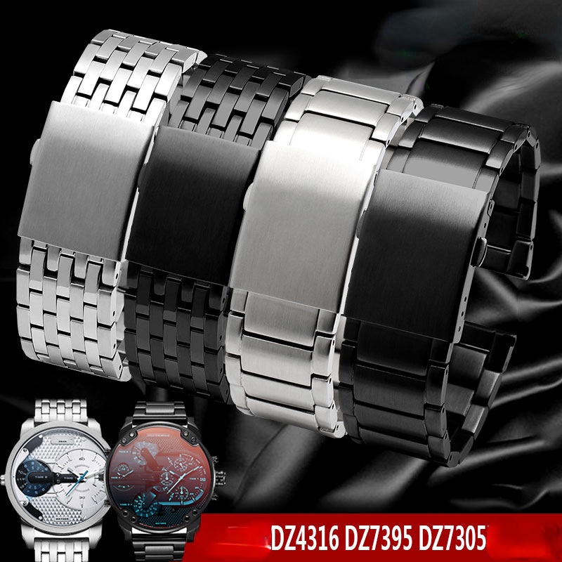 Dây Đeo Đồng Hồ Bằng Inox Rộng 22 24 26 28mm Cho DZ4318 DZ4323 DZ4316 DZ7395 DZ7305 DZ7330 4358