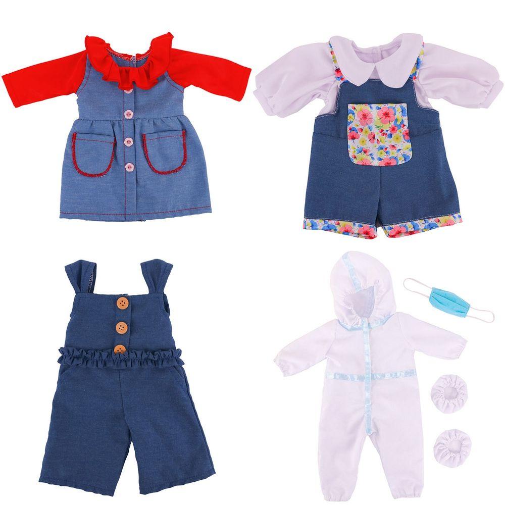 RAINBOW Bộ Đồ Ngủ Cho Búp Bê Mới Sinh