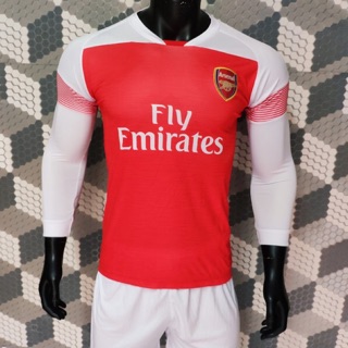 Bộ đồ tay dài arsenal đỏ 2018-2019