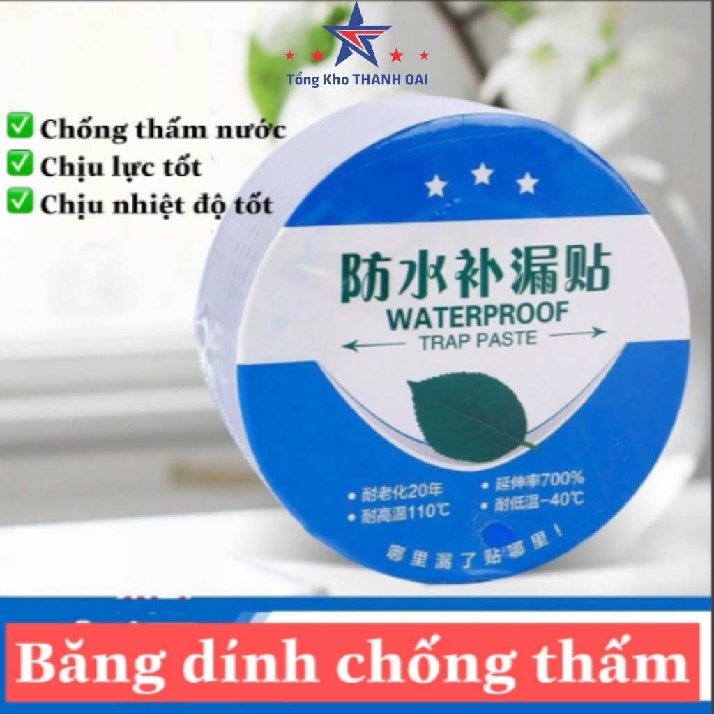 Băng keo chống thấm nước nhật bản 10cm siêu dính băng keo chống thấm nhà bếp siêu chắc