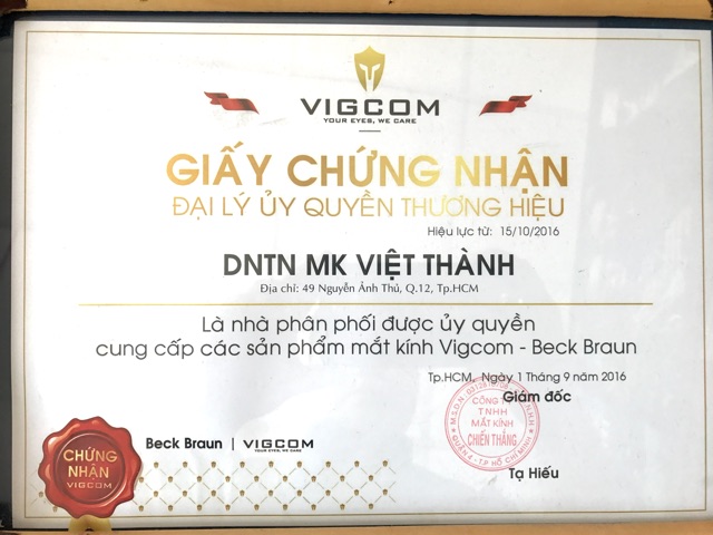 Gọng kính Hàn Quốc chính hãng 100%