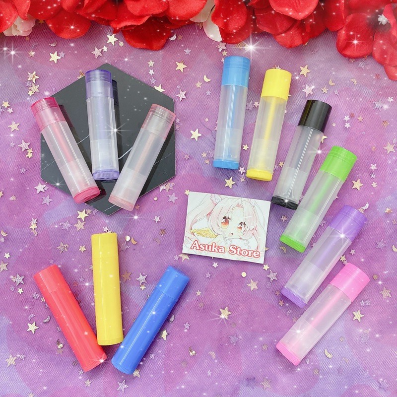 Thỏi đựng son cơ bản _ Vỏ/thỏi đựng son handmade_ Nguyên liệu Làm Son Thủ Công DIY