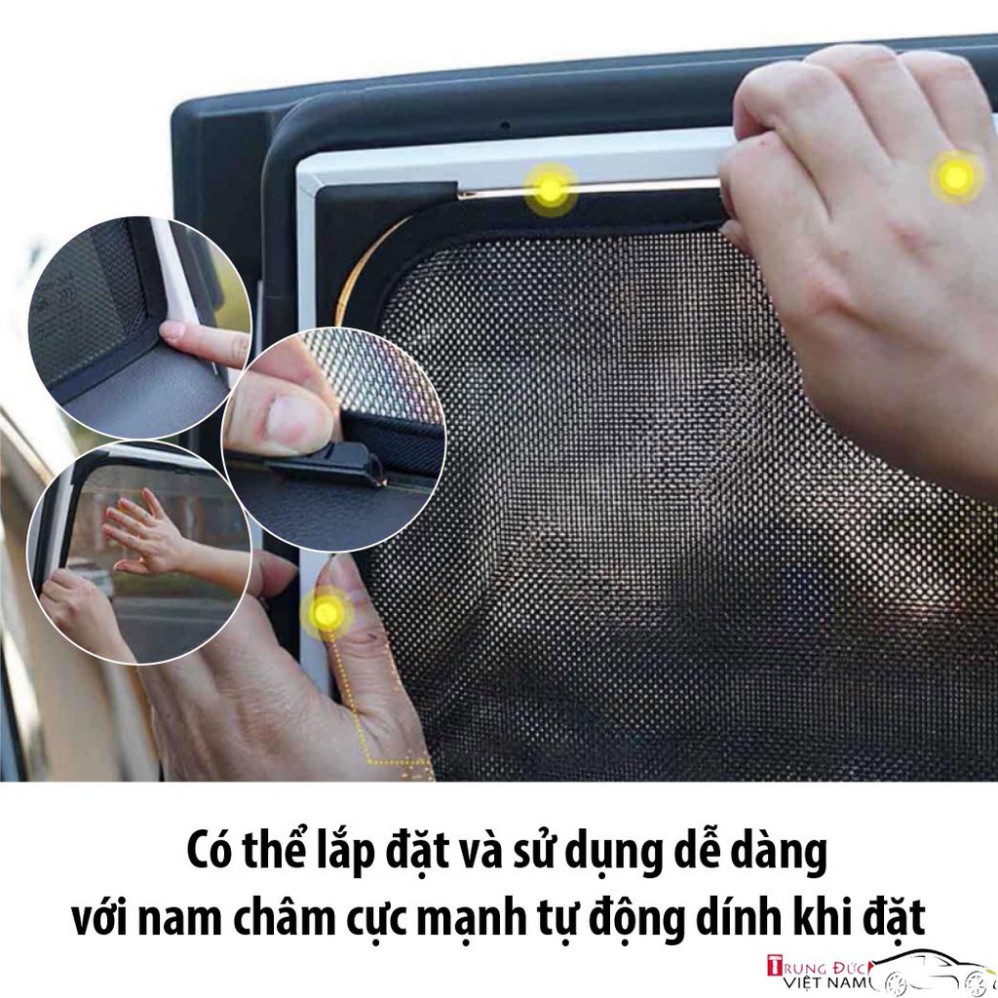 Rèm Che Nắng Nam Châm Xe SANTAFE 2019-2020 Hàng Cao Cấp Loại 1 -FREE SHIP