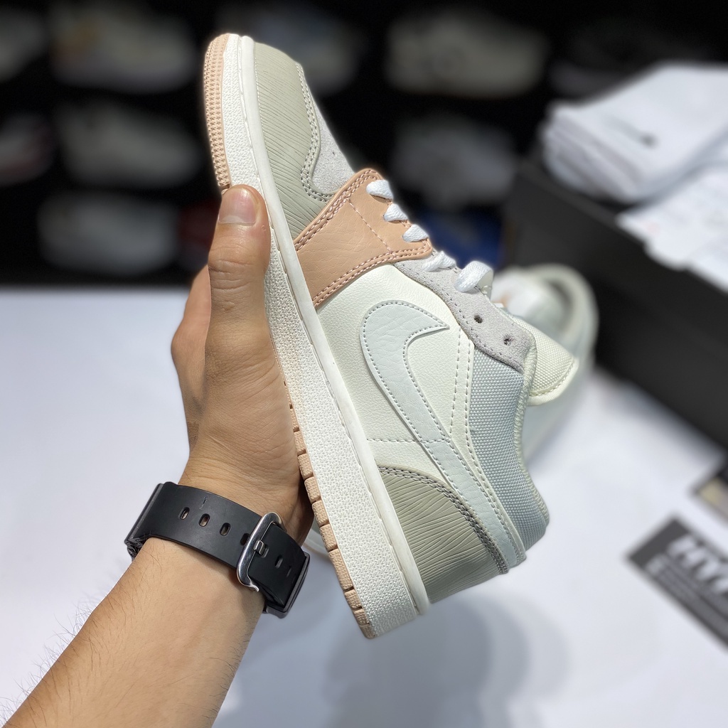 Giày thể thao Jordan 1 Low Milan cổ thấp siêu đẹp dành cho nam nữ, Giày JD 1 low milan màu hồng đất mới nhất 2021 | BigBuy360 - bigbuy360.vn