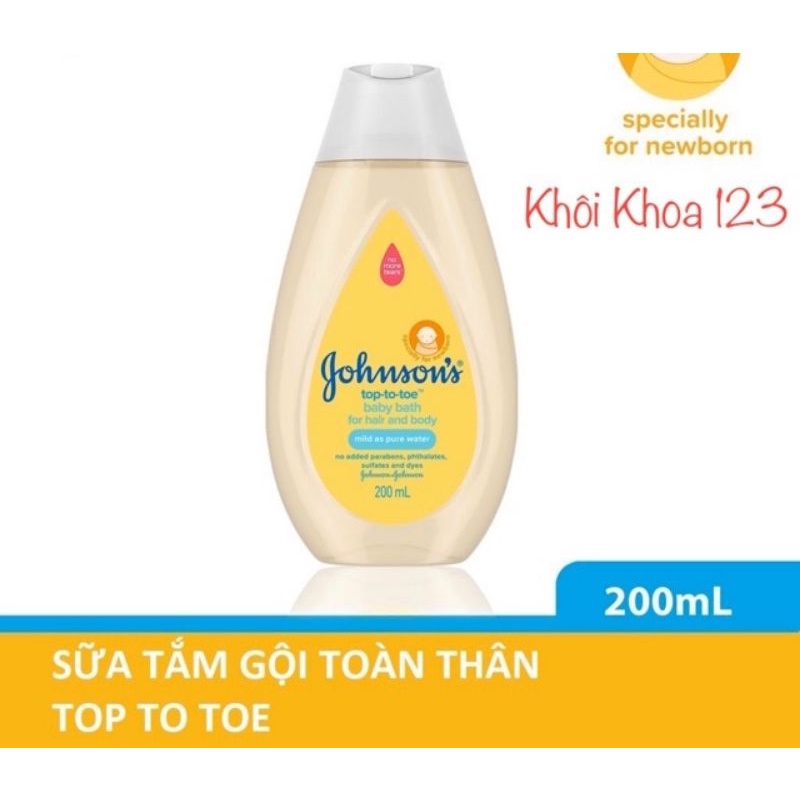 Tắm gội jonhson baby 500ml