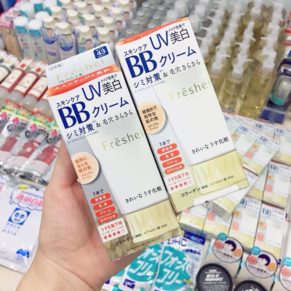 [CHÍNH HÃNG]  Kem trang điểm BB Cream Kanebo Freshel UV