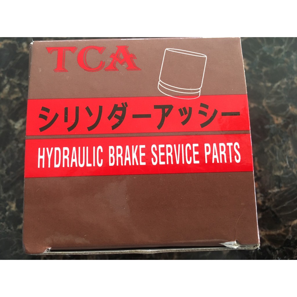 Bộ 1 piston 54mm 57mm thắng đĩa heo dầu phanh xe hơi ô tô Honda Accord 1990 91 92 ko cuppen gioăng phớt ron phốt cao su