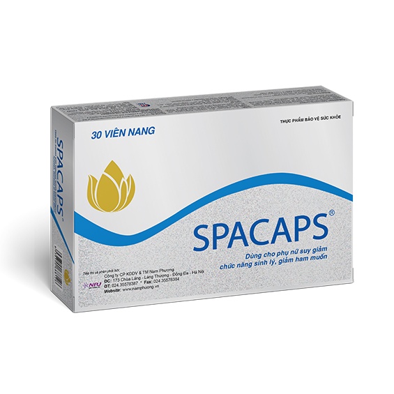 SPACAPS (HỘP 30 VIÊN) - HỖ TRỢ TĂNG HAM MUỐN TÌNH DỤC, CHỐNG LÃO HÓA