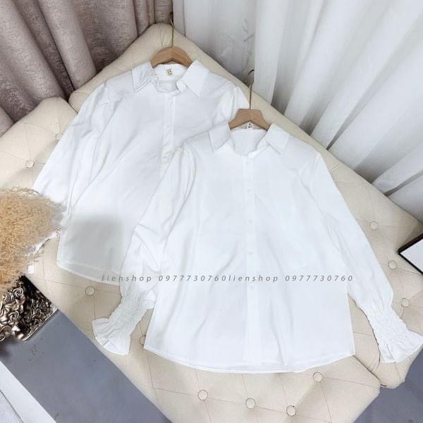 áo sơ mi tay chun bèo cực hot | BigBuy360 - bigbuy360.vn