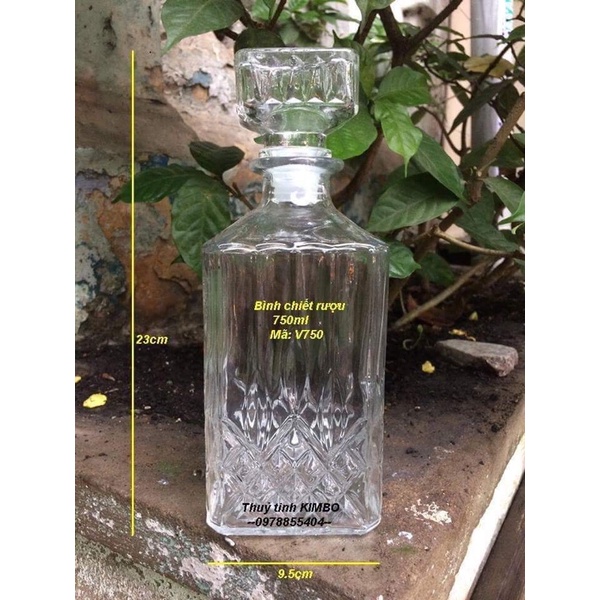 Combo 10 chai thuỷ tinh đẹp kiểu dáng sang trọng