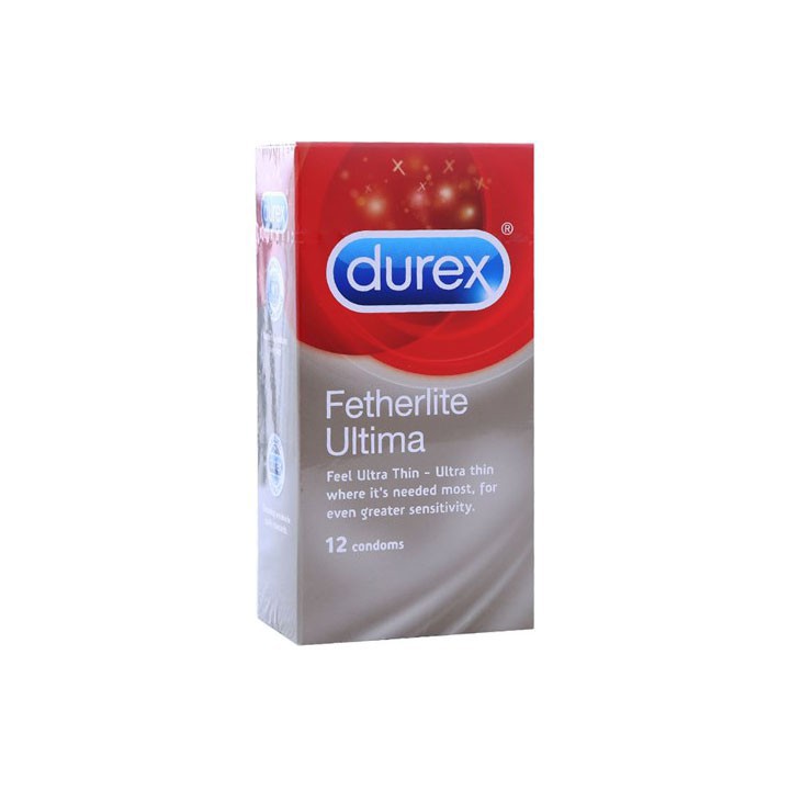 💗[FREESHIP]💗💗💗 Bao Cao Su Durex Fetherlite Ultima Siêu Mỏng 12s ☀️☀️☀️ GIÁ RẺ