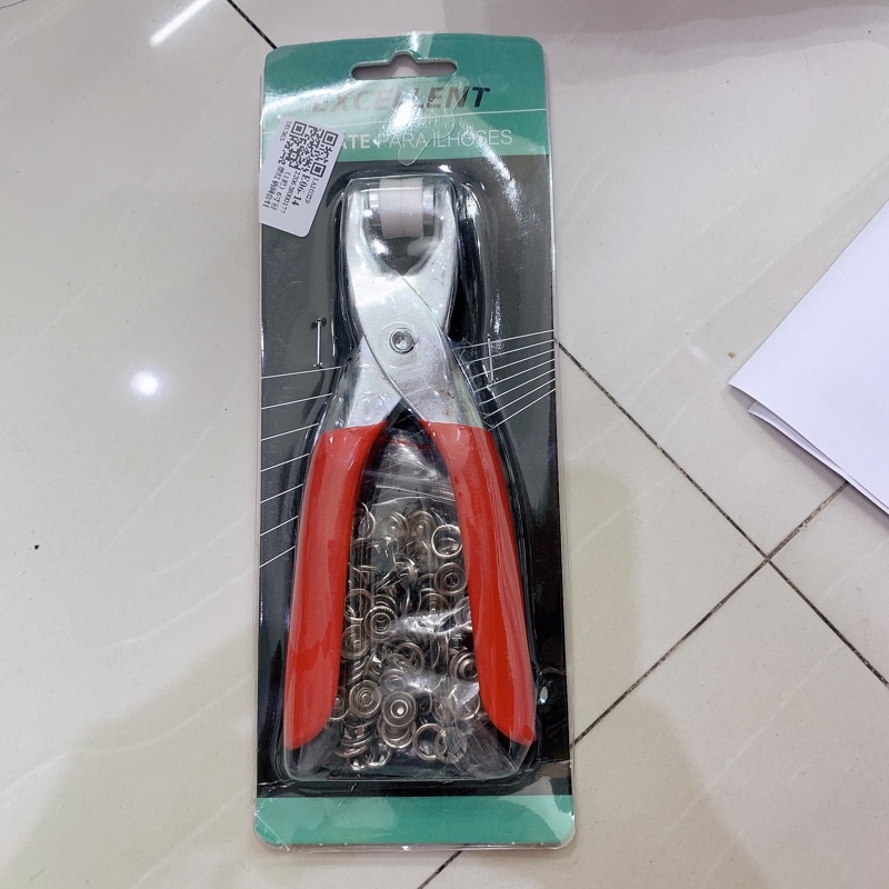 Kìm bấm cúc vành 4 chi tiết