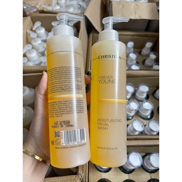 SỮA RỬA MẶT CHRISTINA FOREVER YOUNG MOISTURIZING FACIAL WASH 300ML