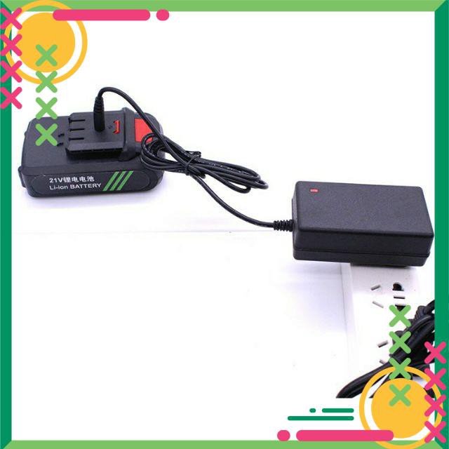 Sạc Pin 21v Dùng Cho máy khoan pin 18v, 21v, 24v, 26v
