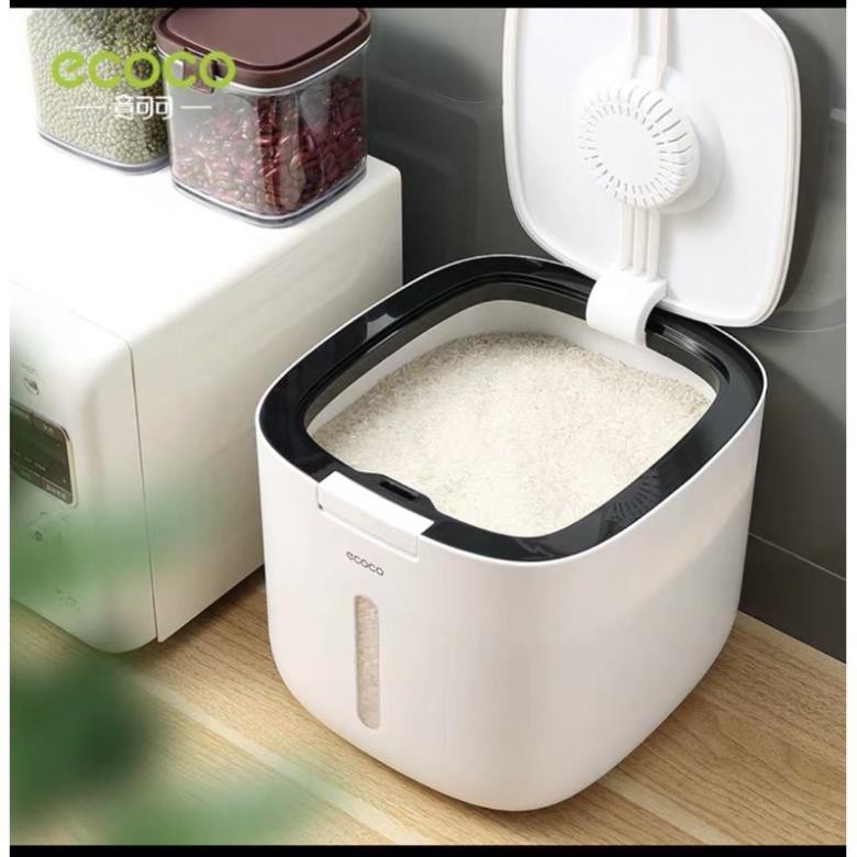 thùng đựng gạo ecoco 10kg cao cấp mẫu mới GDTH